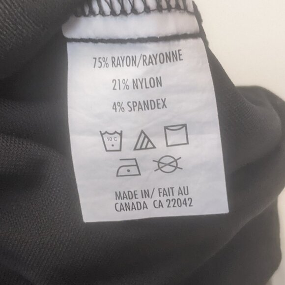 Margaret M Slimming Pant Size Small in Black Polka Dot - Picture 10 of 12